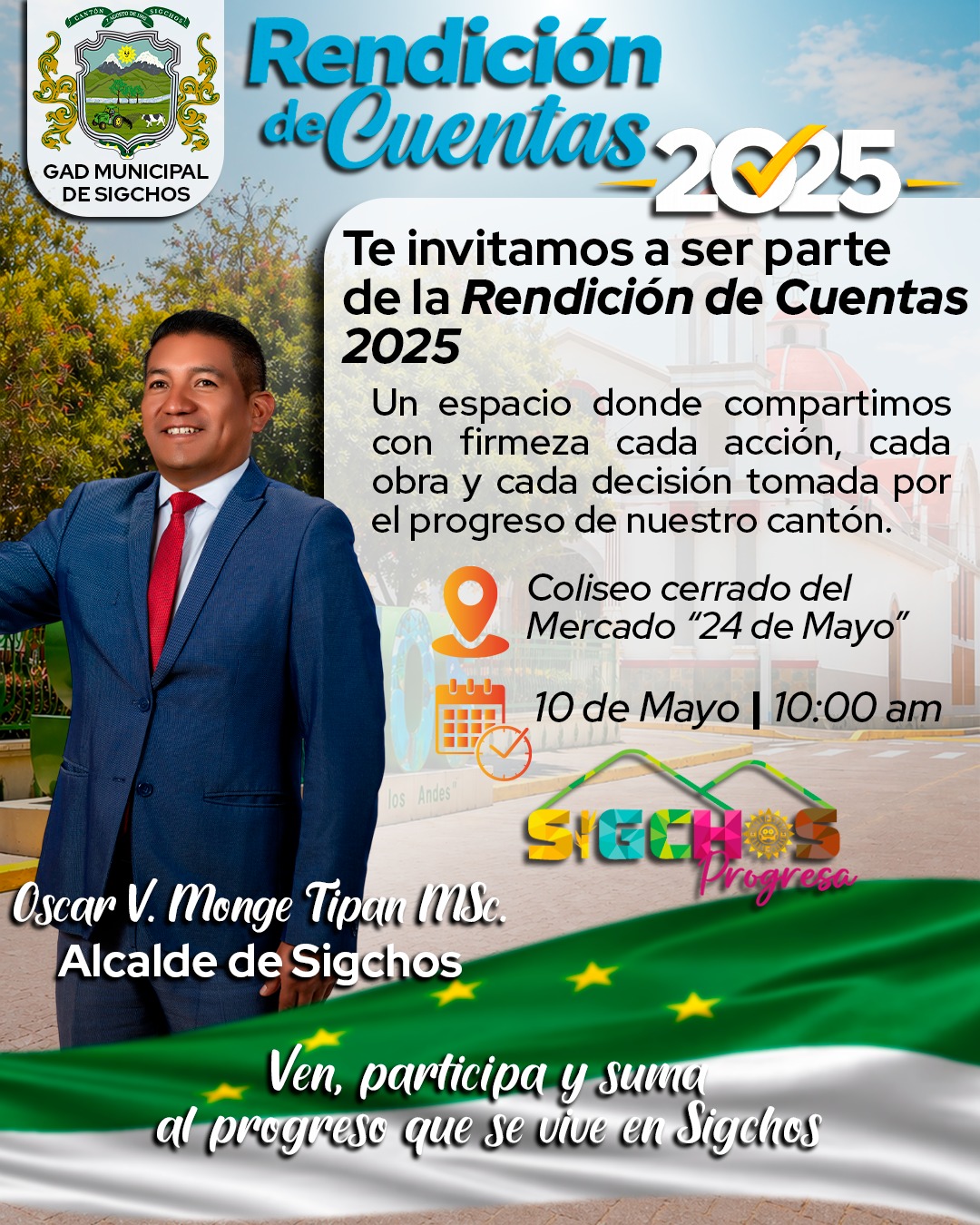 Convocatoria Rendición de Cuentas 2025 - GAD Sigchos